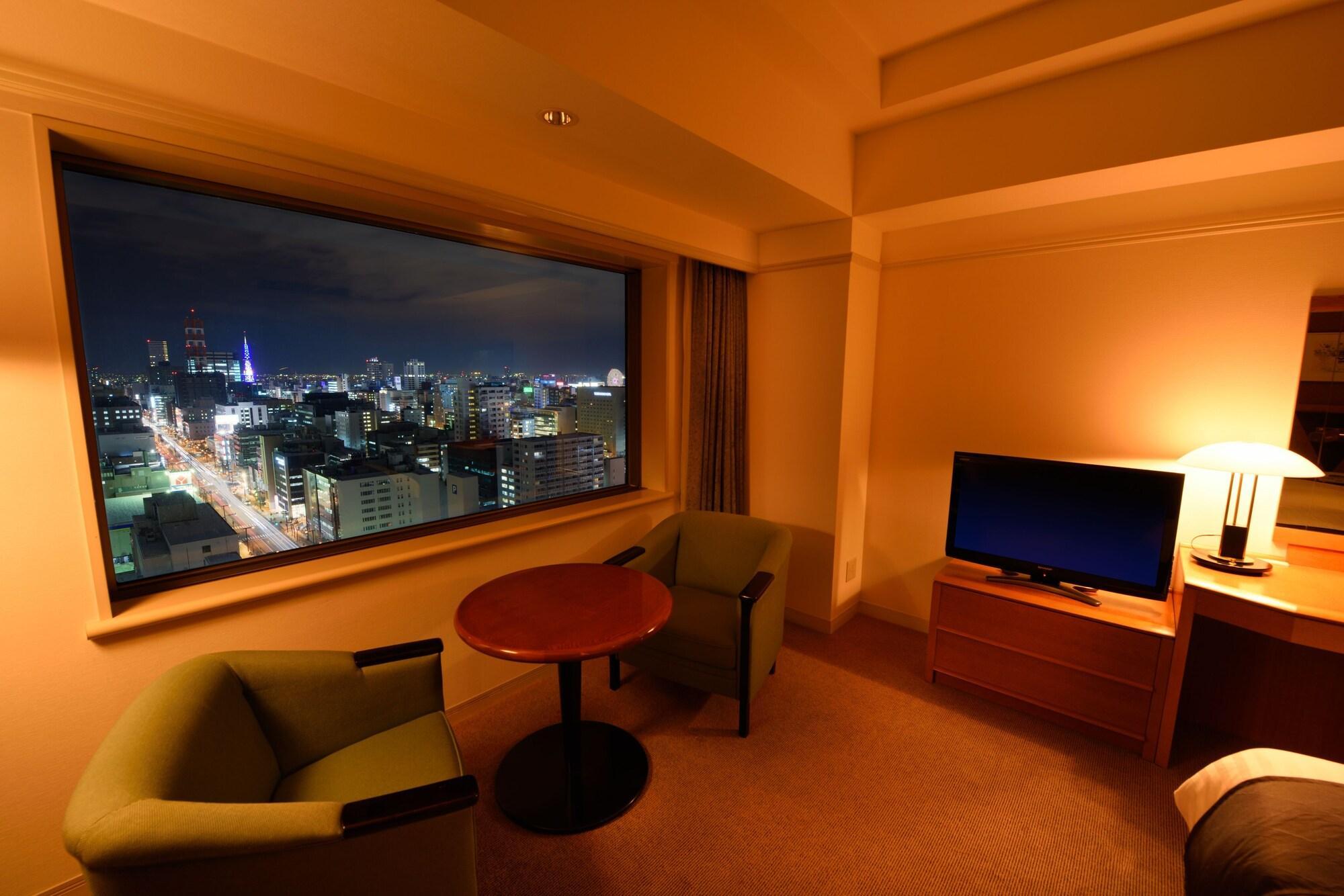 Royton Sapporo Hotel Kültér fotó A room at the hotel