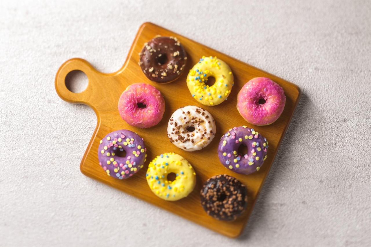 Royton Sapporo Hotel Kültér fotó A selection of doughnuts